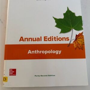 Annual Editions: Anthropology Textbook
